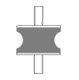 AT  / Typ 7 – gewölbter Silentblock