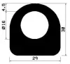 0867/D-NBR D-Profil