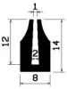 0889/EPDM65 U-Profil