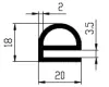 20 x 18/2 mm Silikon 60