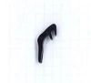 18 x 10 mm, PVC 65, schwarz