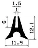 2363/NBR70 U-Profil