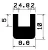 1654/EPDM65 U-Profil