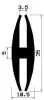 0871/EPDM-H-Profil