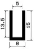 1751/PVC 70 U-Profil