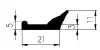 21 × 11/5 mm EPDM 70