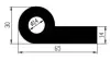 65 x 30/14 mm x 1750 EPDM 70