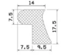 2688/EPDM65 Zargenprofil