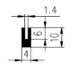 4/1,4 × 10 mm  EPDM 70
