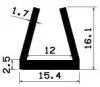1572/EPDM65 U-Profil