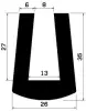 1202/EPDM65 U-Profil, speziell