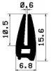 0317/EPDM65 U-Profil