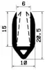 2154/NBR U-Profil