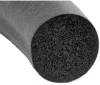 30 mm mikroporöse Rundschnur aus EPDM / schwarz 