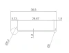 36,8 × 5,4 mm, TPE 55, schwarz, 11/3cz, NOTA-4