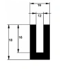 16 x 18 mm EPDM 70 Profi-U-Profil