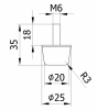 25/20 x 17 mm D / Typ 4 – Silentblock 