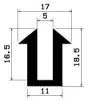 1909/EPDM65 U-Profil