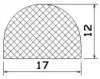 50650/EPDM65 D-Profil