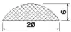 25541/EPDM65 D-Profil