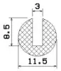 25033/EPDM U-Profil