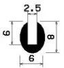 1132/EPDM65 U-Profil