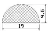 25319/EPDM65 D-Profil