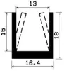 1852/EPDM65 U-Profil