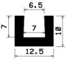 2081/EPDM65 U-Profil