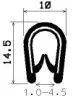 0023/ PVC /weiß mit Metallverstärkung 