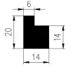 20/14 × 14 mm EPDM 45