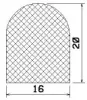 50016/EPDM65 D-Profil