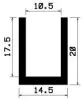 1000/EPDM65 U-Profil