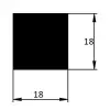 18 × 18 mm EPDM70