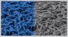 12 mm rutschfeste Platte, Material: PVC, blau