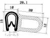 0999/mikroporöses EPDM/EPDM mit Metallverstärkung
