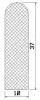 25079/EPDM65 D-Profil