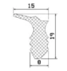 25042/EPDM65 Zargenprofile