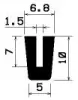1636/EPDM65 U-Profil