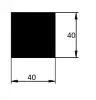 40 x 40 mm NBR 70
