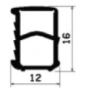 1897/EPDM65 Zargenprofile