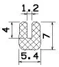 25265/EPDM65 U-Profil