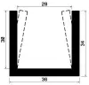 2448/EPDM65 U-Profil