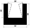 1886/EPDM65 U-Profil