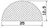 25753/CR-Neopren D-Profil