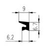 9 x 9 mm NBR70