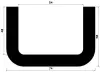 1824/NBR U-Profil