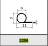2206/not.EPDM70 P-Profil