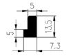 13,5 × 7,3/5 mm EPDM 70