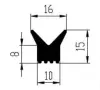 16/10 x 15 mm Silikon 60 – für Fugenabdeck-